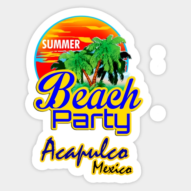 Acapulco, Mexico Sticker by dejava